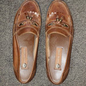 Earth Leather Tassel Loafers Size 12